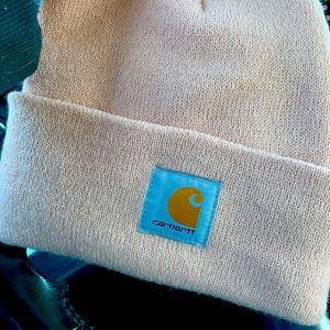 Carhartt dusty rose beanie
